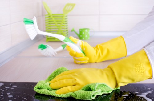 Commercial deep cleaning service for a Kentishtown business