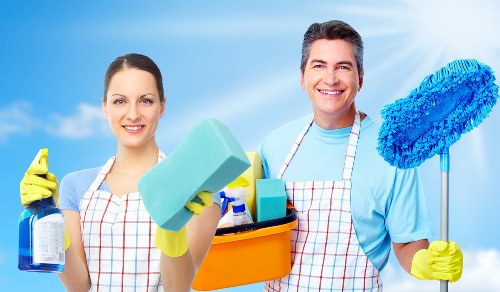 Kitchen and bathroom maintenance included in regular cleaning