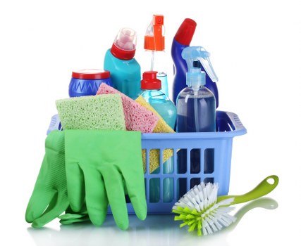Cleaner preparing a tidy residential space during a Kentishtown house clean